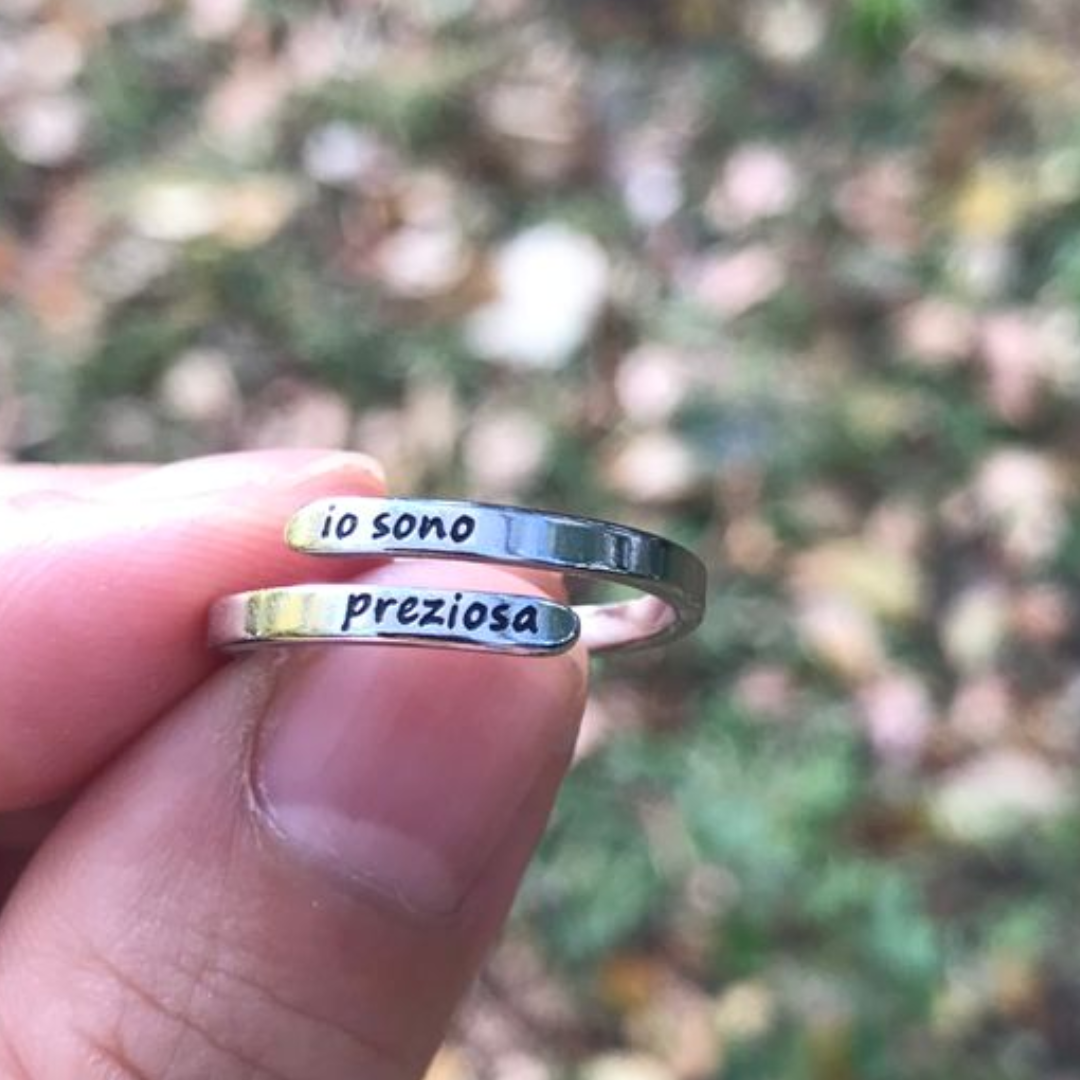 ANELLO " IO SONO PREZIOSA"
